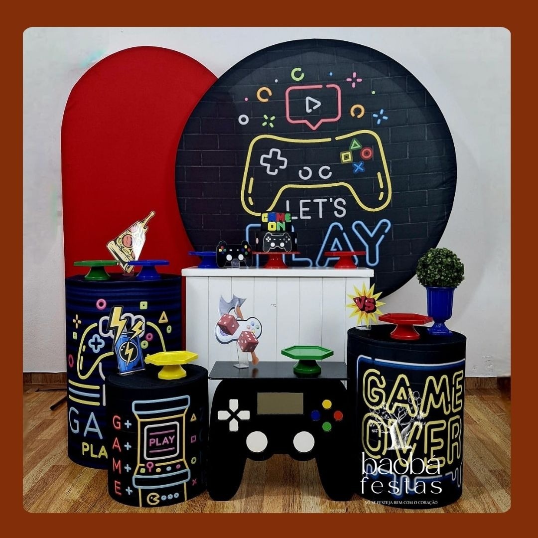 Game - Kit Luxo (+ Mesa Game) - Baobafestas