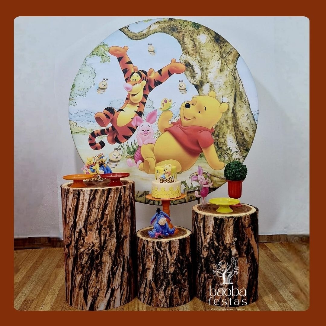 Kit Ouro - Ursinho Pooh - Baobafestas
