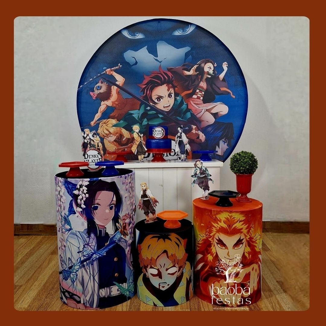 Demon Slayer (144)- Kit Diamante - Baobafestas