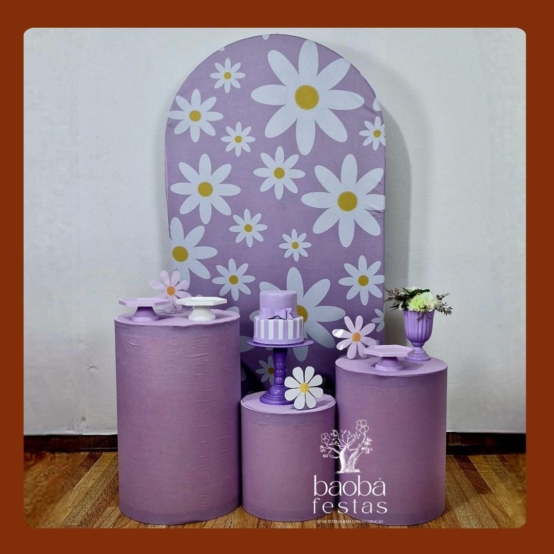 Margarida Lilas (Prs 13) - Kit Ouro - Baobafestas