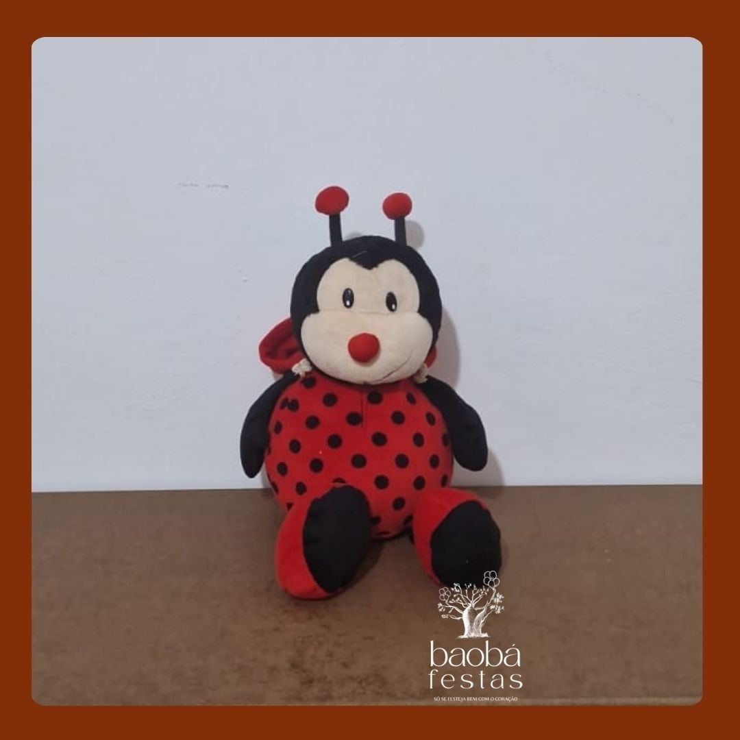 Pelúcia - Joaninha M - Baobafestas