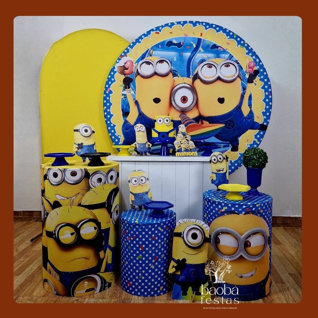 Minions (135) - Kit Luxo - Baobafestas