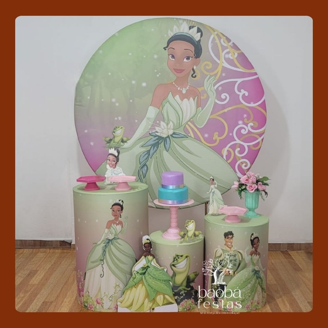 Kit Ouro - Princesa E O Sapo - Baobafestas