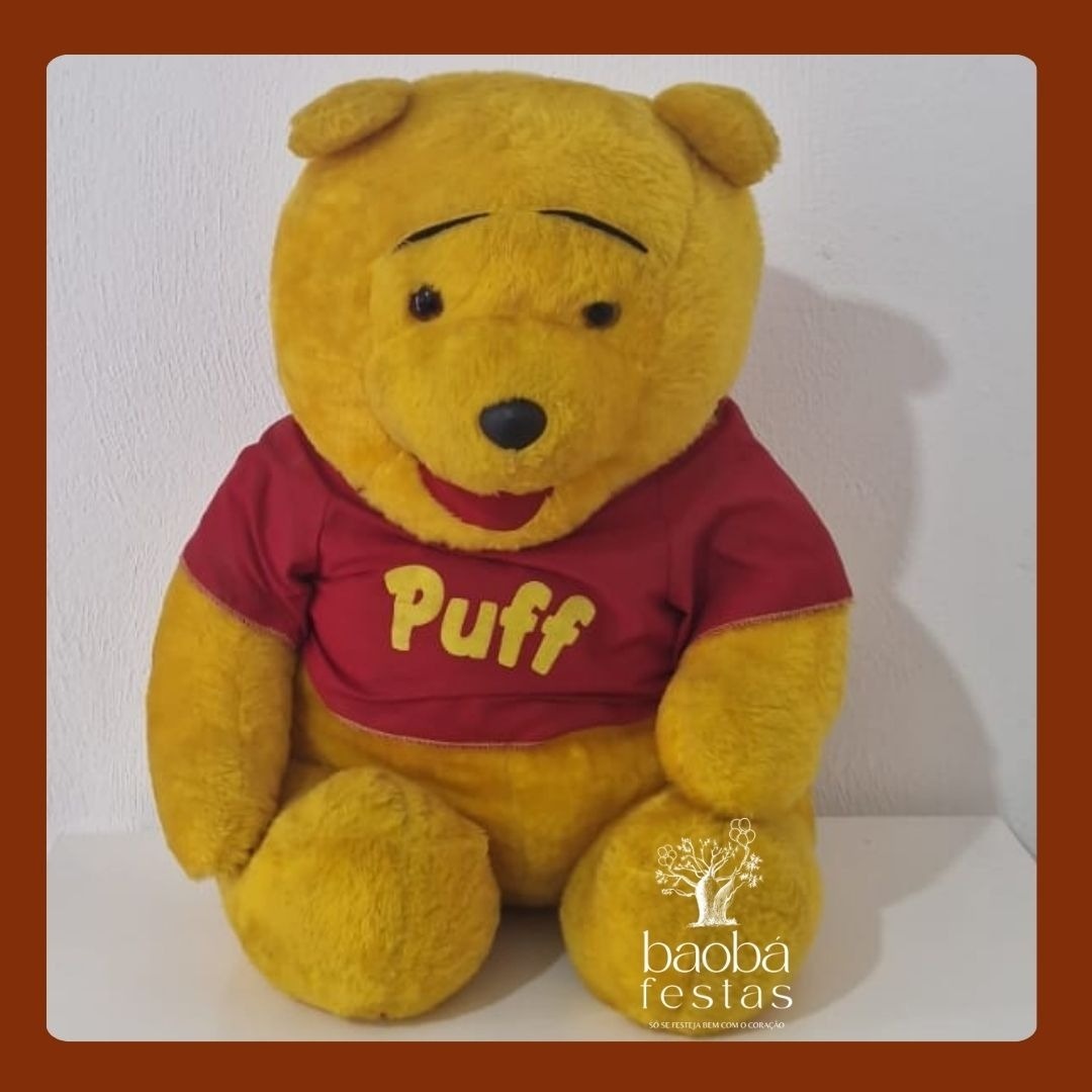 Pelúcia - Ursinho Pooh - Baobafestas