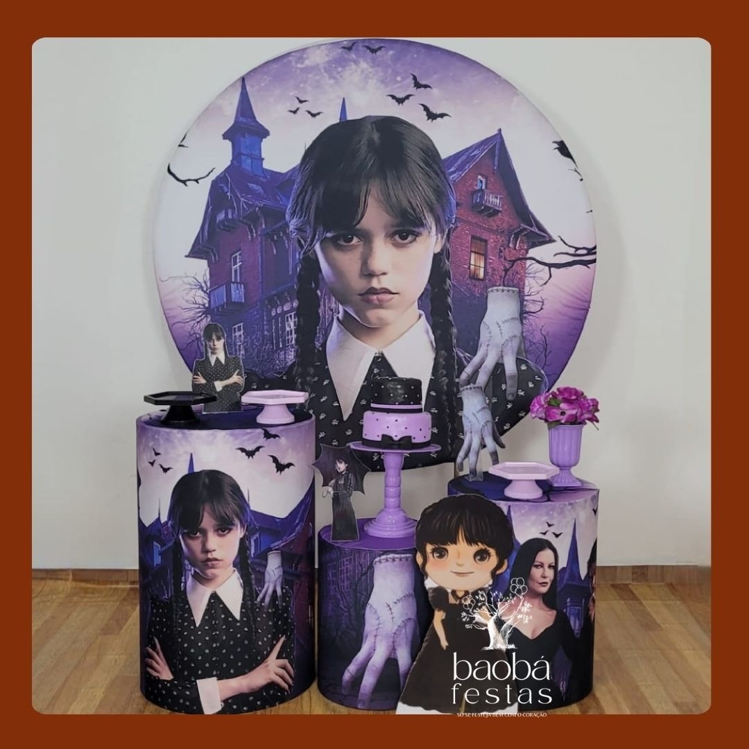 Kit Ouro - Wandinha - Baobafestas