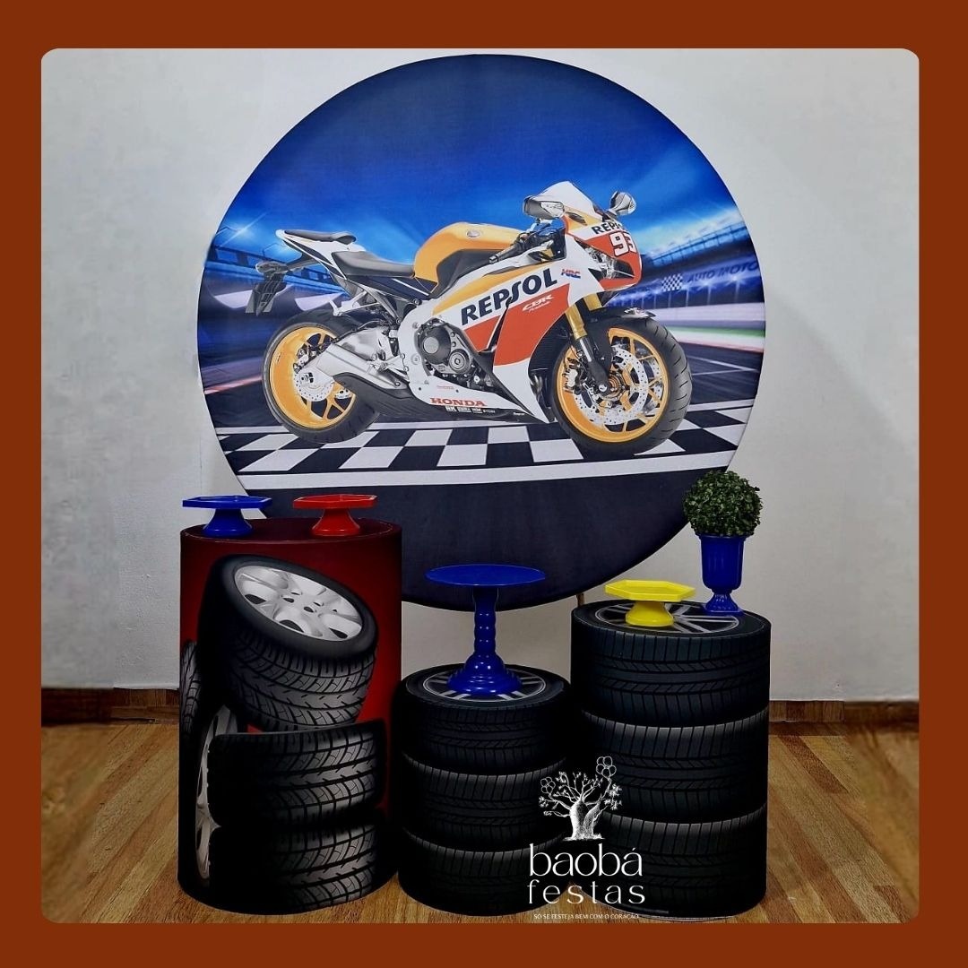 Moto (56) - Kit Prata - Baobafestas