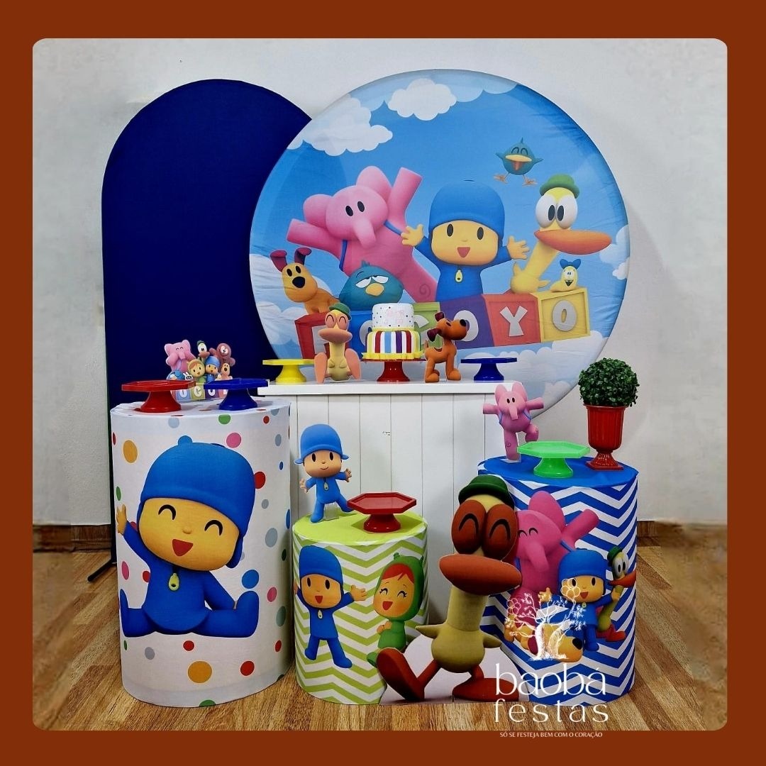 Pocoyo - Kit Luxo (+Totem) - Baobafestas