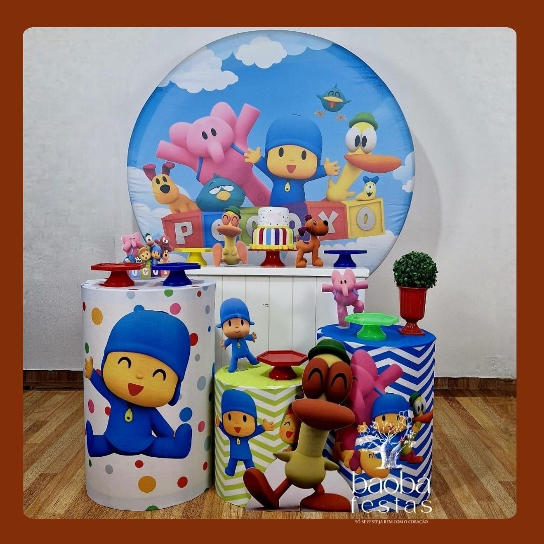 Pocoyo - Kit Diamante (+Totem)  - Baobafestas