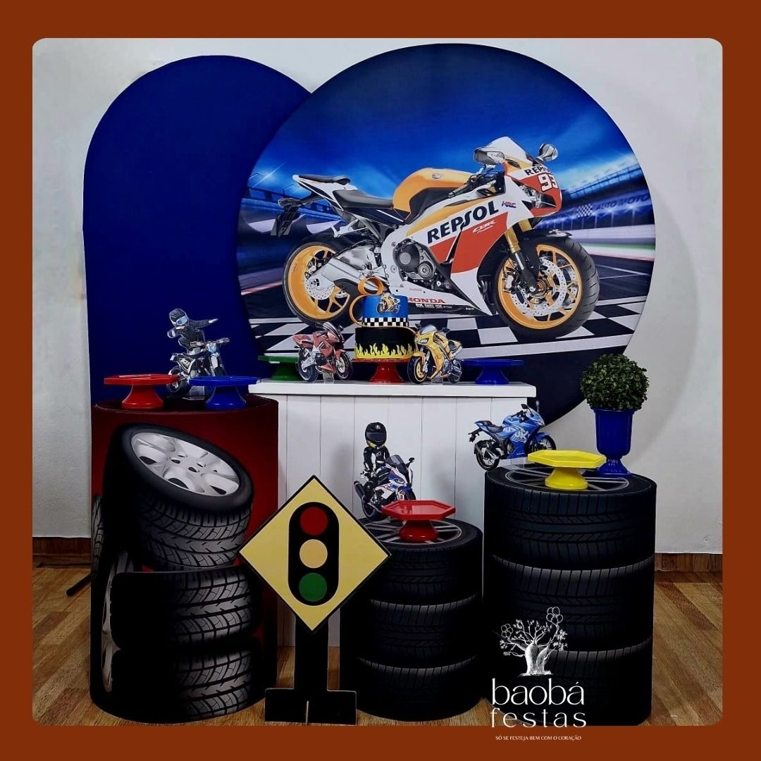 Moto (56) - Kit Luxo - Baobafestas