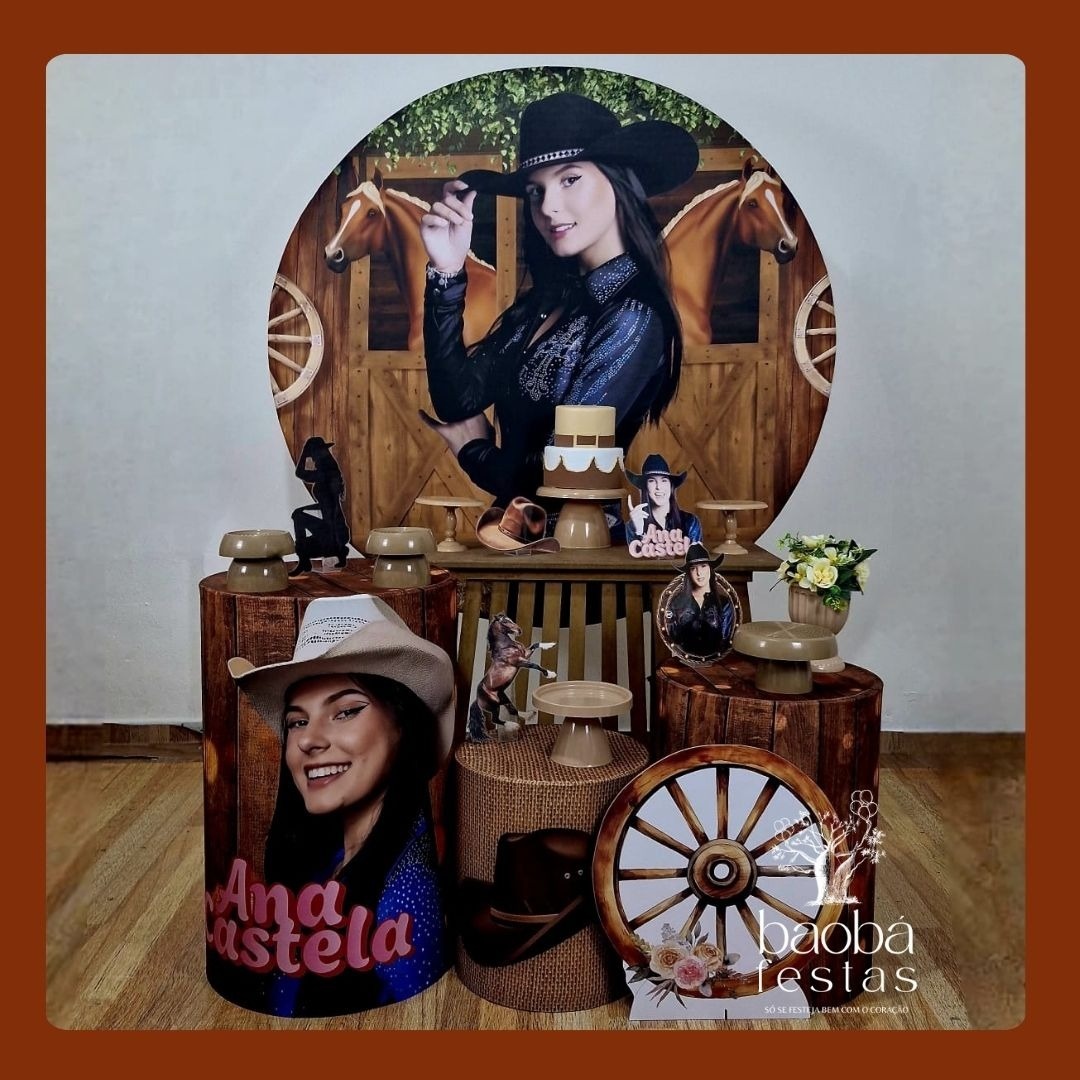 Ana Castela (99) - Kit Diamante (+Totem) - Baobafestas