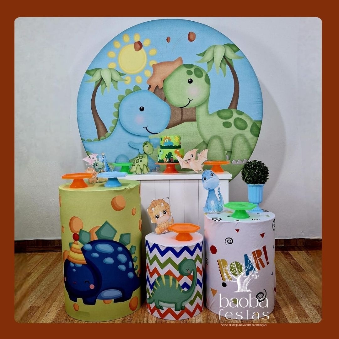 Dino Baby - Kit Diamante  - Baobafestas