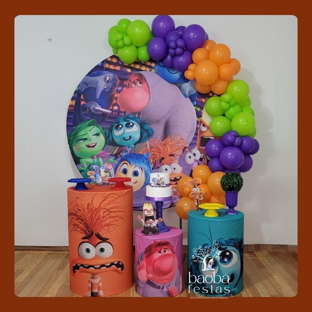 Kit Ouro - Divertidamente 2  - Baobafestas
