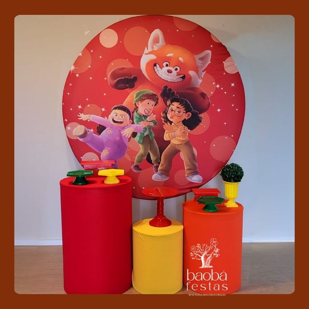 Kit Prata - Desenho Red - Baobafestas