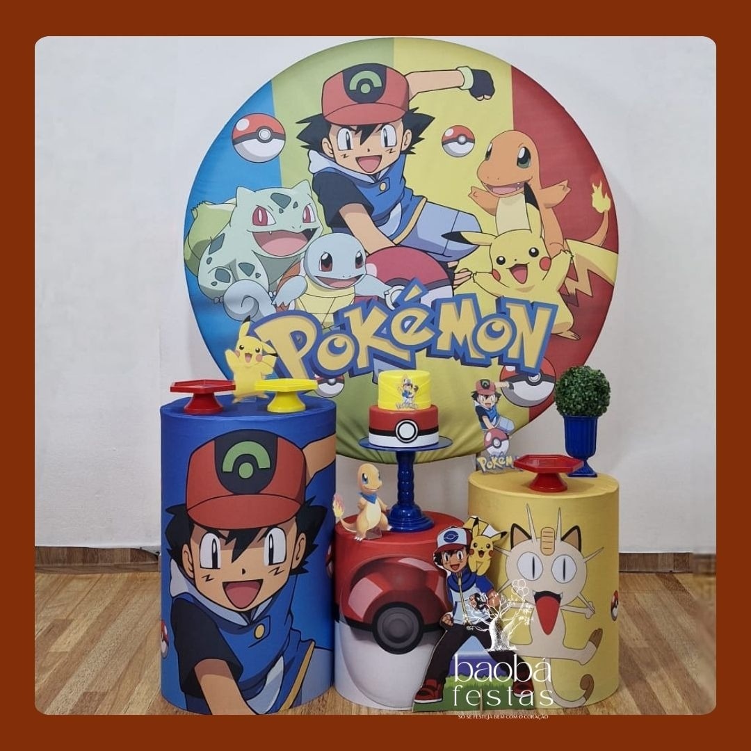 Kit Ouro - Pokemon - Baobafestas