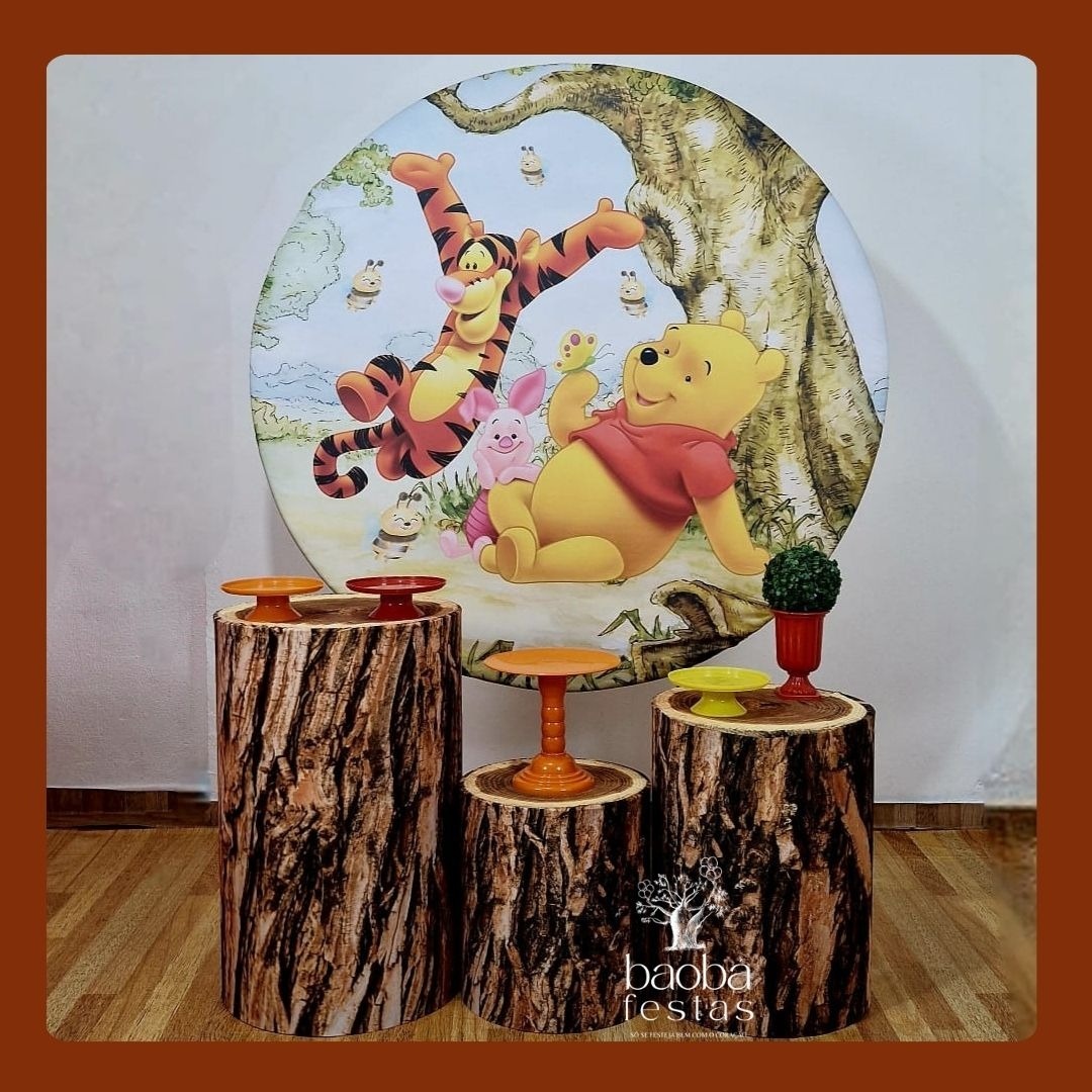 Kit Prata - Ursinho Pooh  - Baobafestas