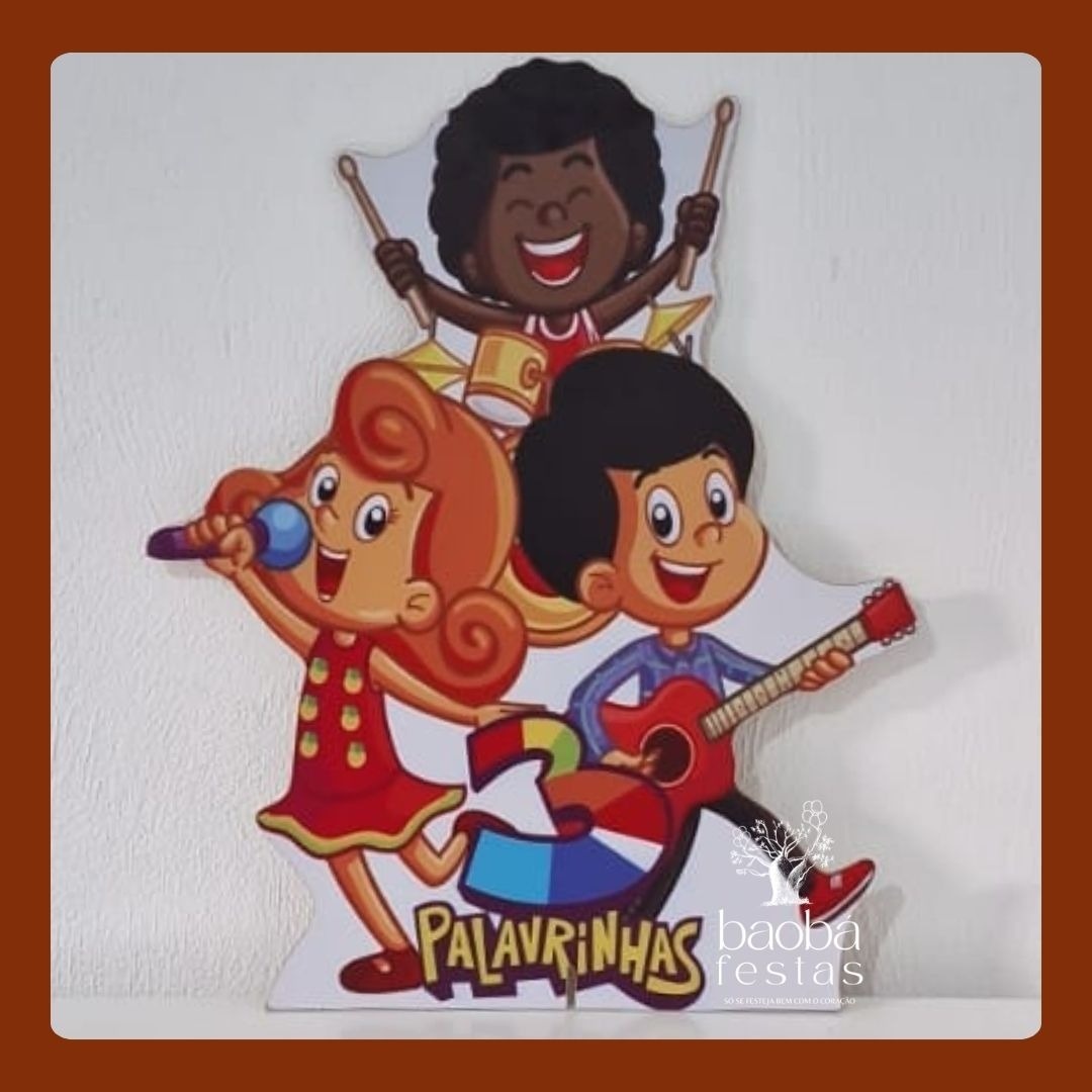 3 Palavrinhas - Totem de Chão  - Baobafestas