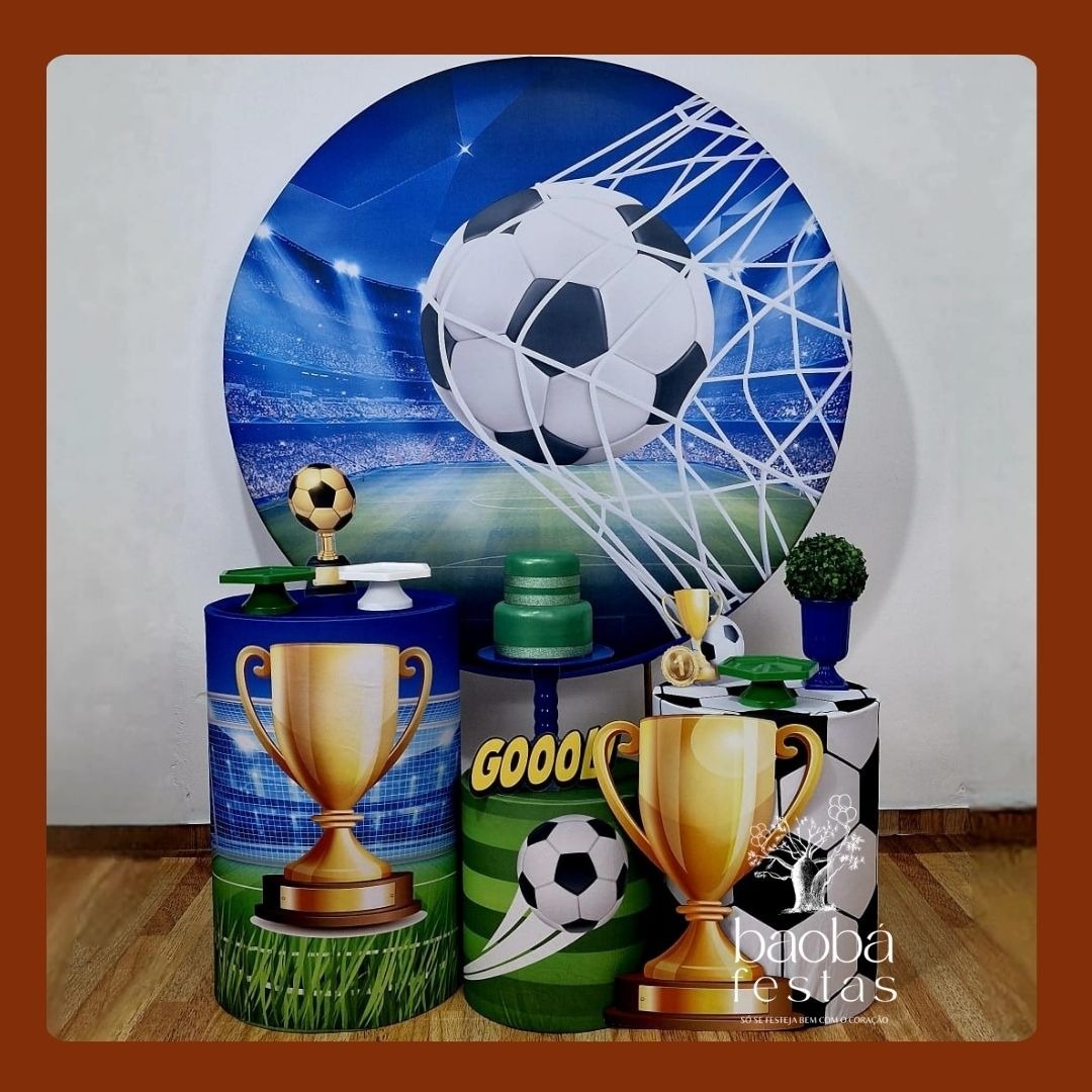 Futebol (68) - Kit Ouro + Totem - Baobafestas