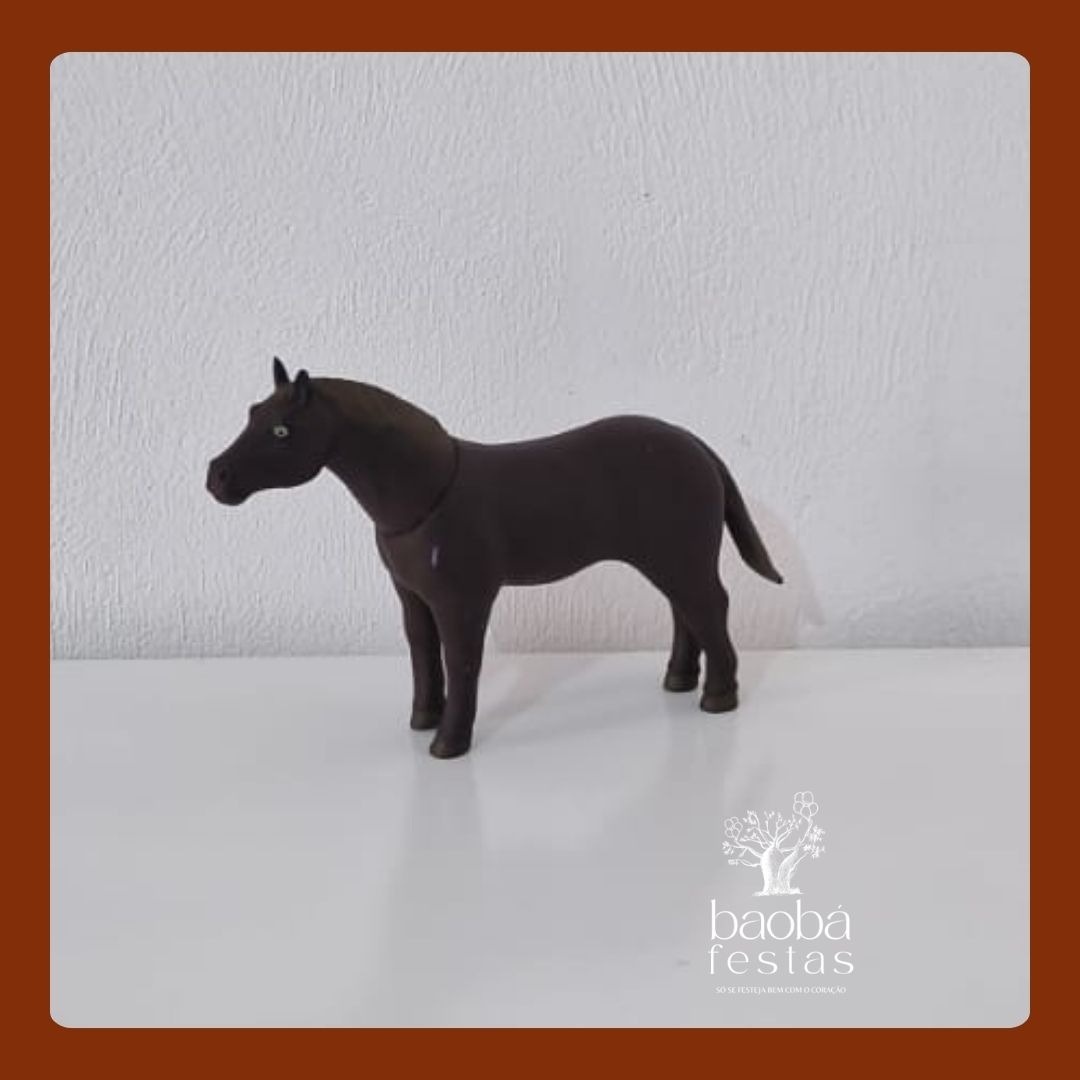 Boneco de Vinil - Cavalo P - Baobafestas
