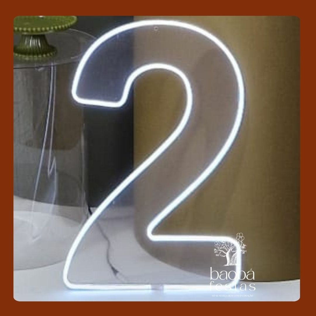 Idade Em Led (Nº 2) - Baobafestas