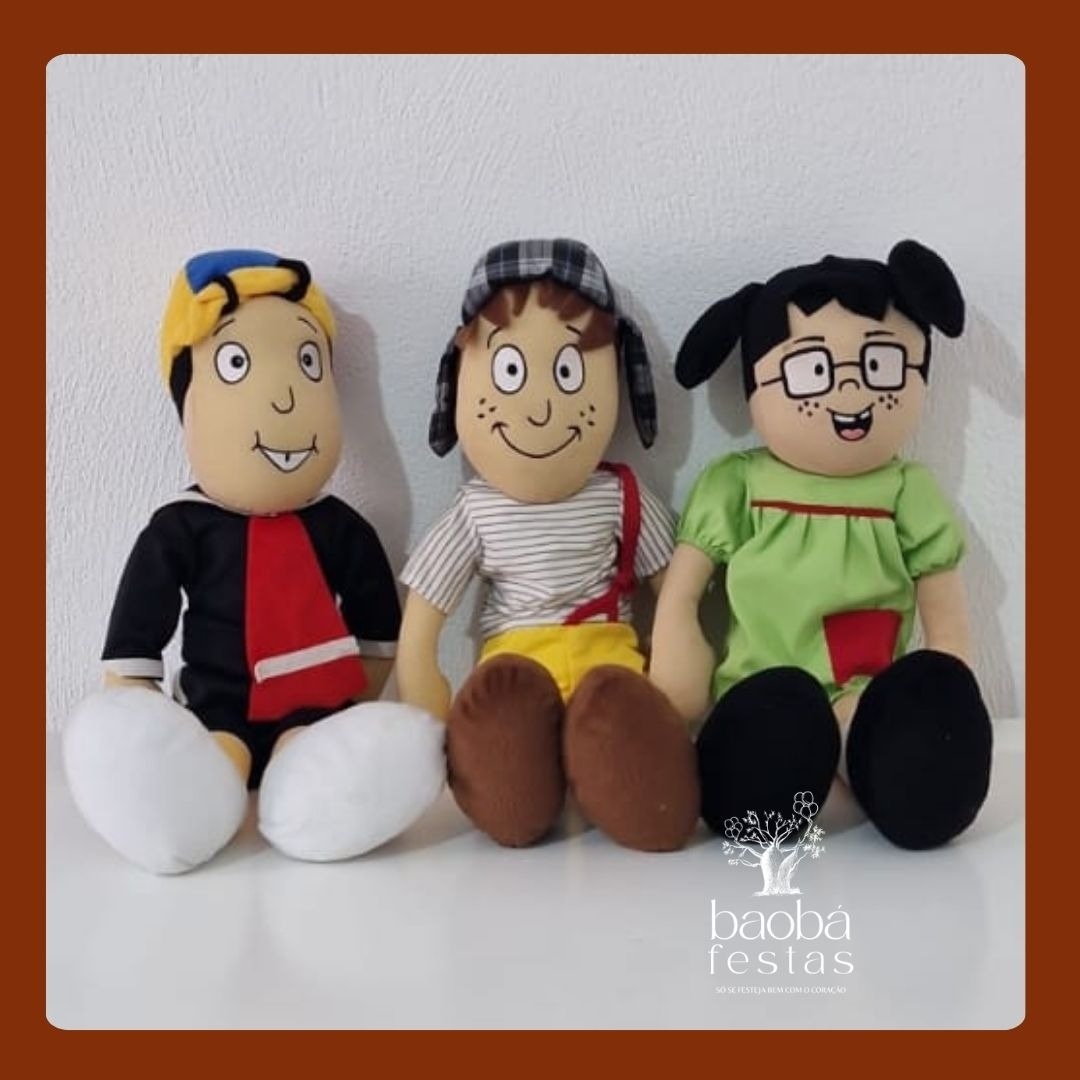 Pelúcias - Combo Turma Do Chaves - Baobafestas