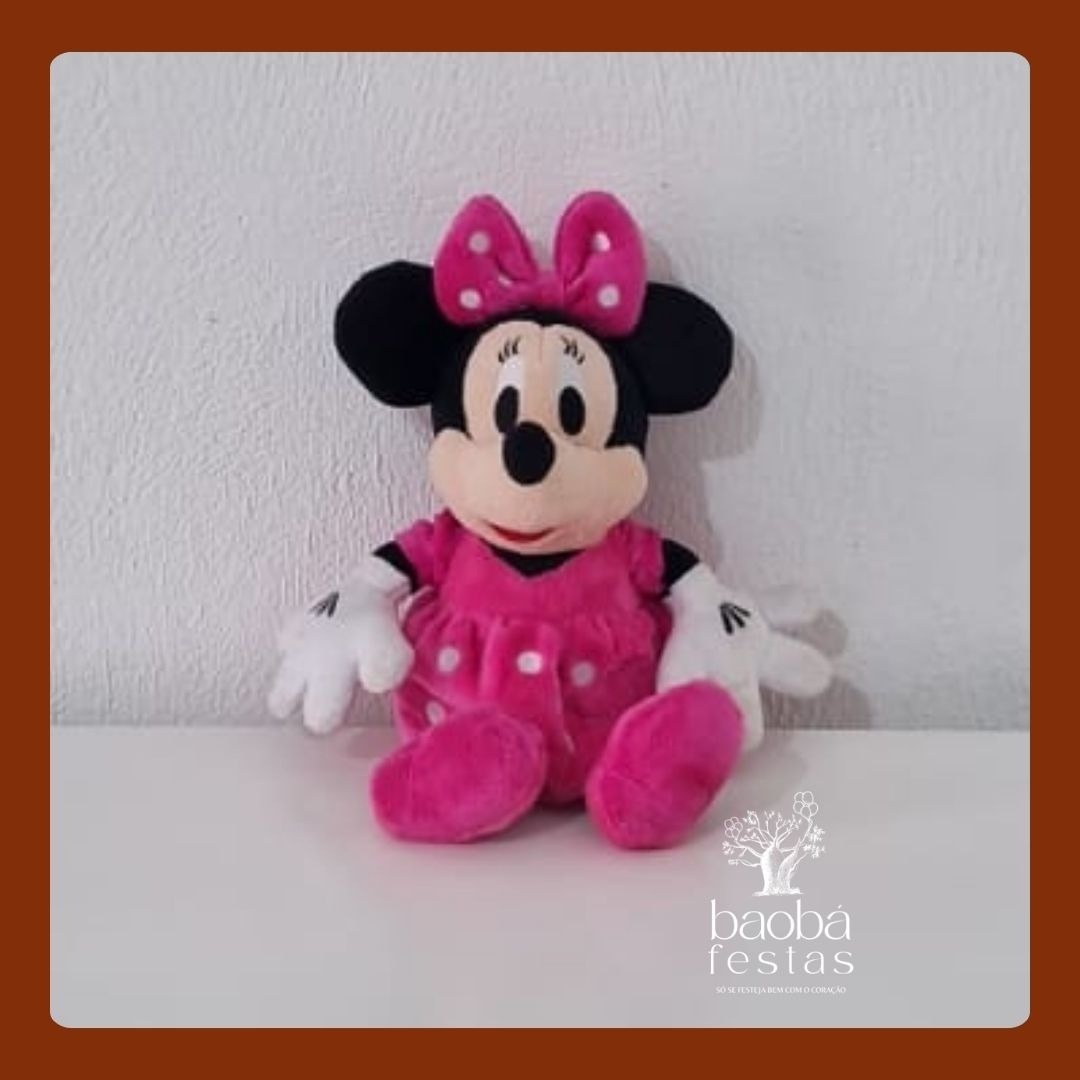 Pelúcias - Minnie Rosa M - Baobafestas