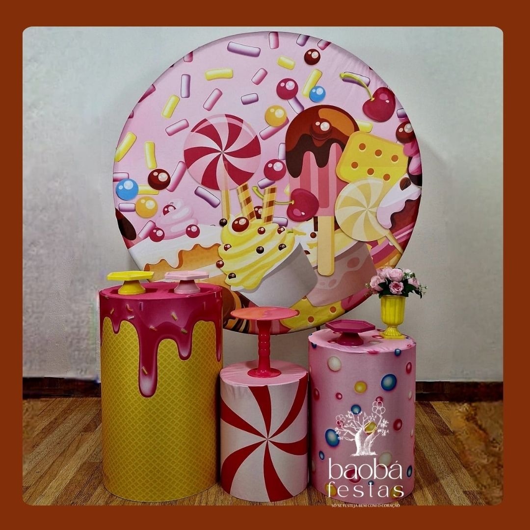 Confeitaria (08) - Kit Prata - Baobafestas