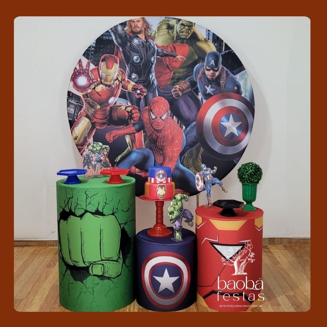 Kit Ouro - Vingadores - Baobafestas