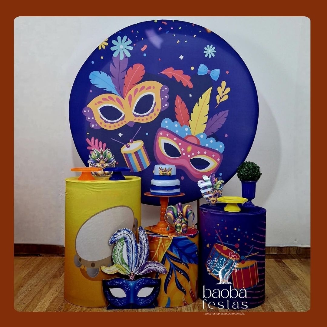 Carnaval (180) - Kit Ouro (+Totem) - Baobafestas