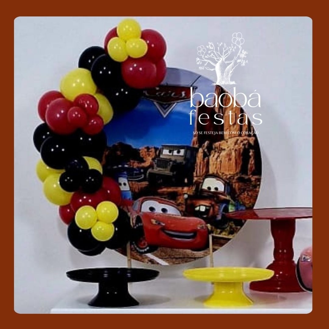 Z - Mini Arco de Balões - (Mini Cenário / Kit Mesa) - Baobafestas