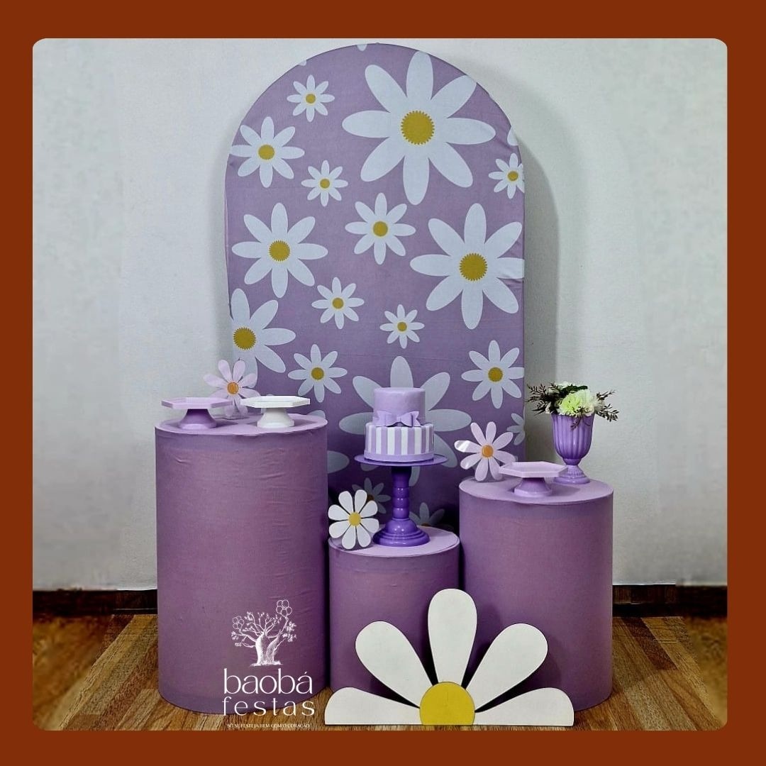 Margarida Lilas (Prs 13) - Kit Ouro (+Totem) - Baobafestas