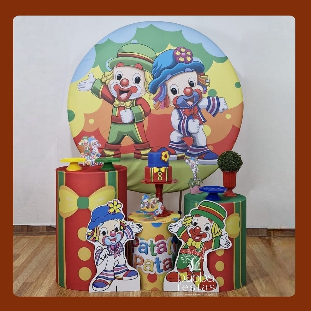 Kit Ouro - Patati Patatá - Sem Totens de Chão  - Baobafestas