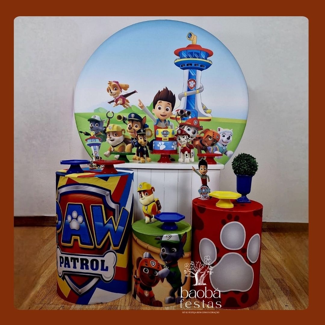 Patrulha Canina (12) - Kit Diamante - Baobafestas