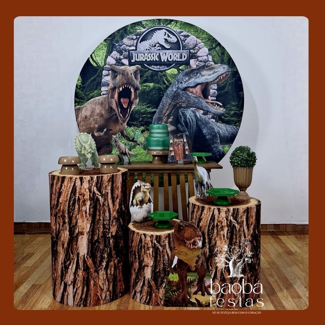 Dinossauros - Kit Dimante (+ Totem de Chão)  - Baobafestas