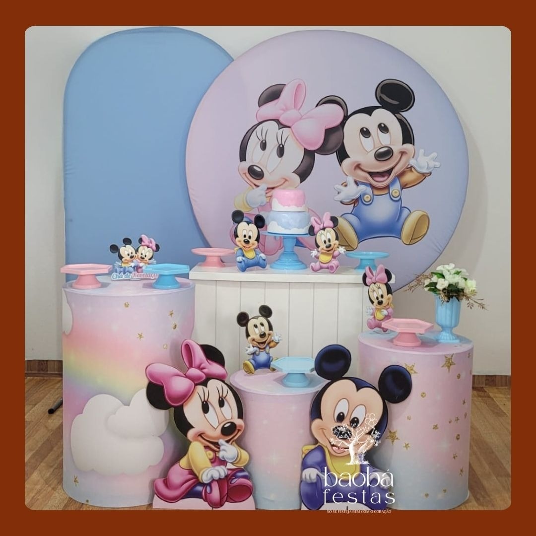 Kit Luxo - Mickey E Minnie Baby - Baobafestas