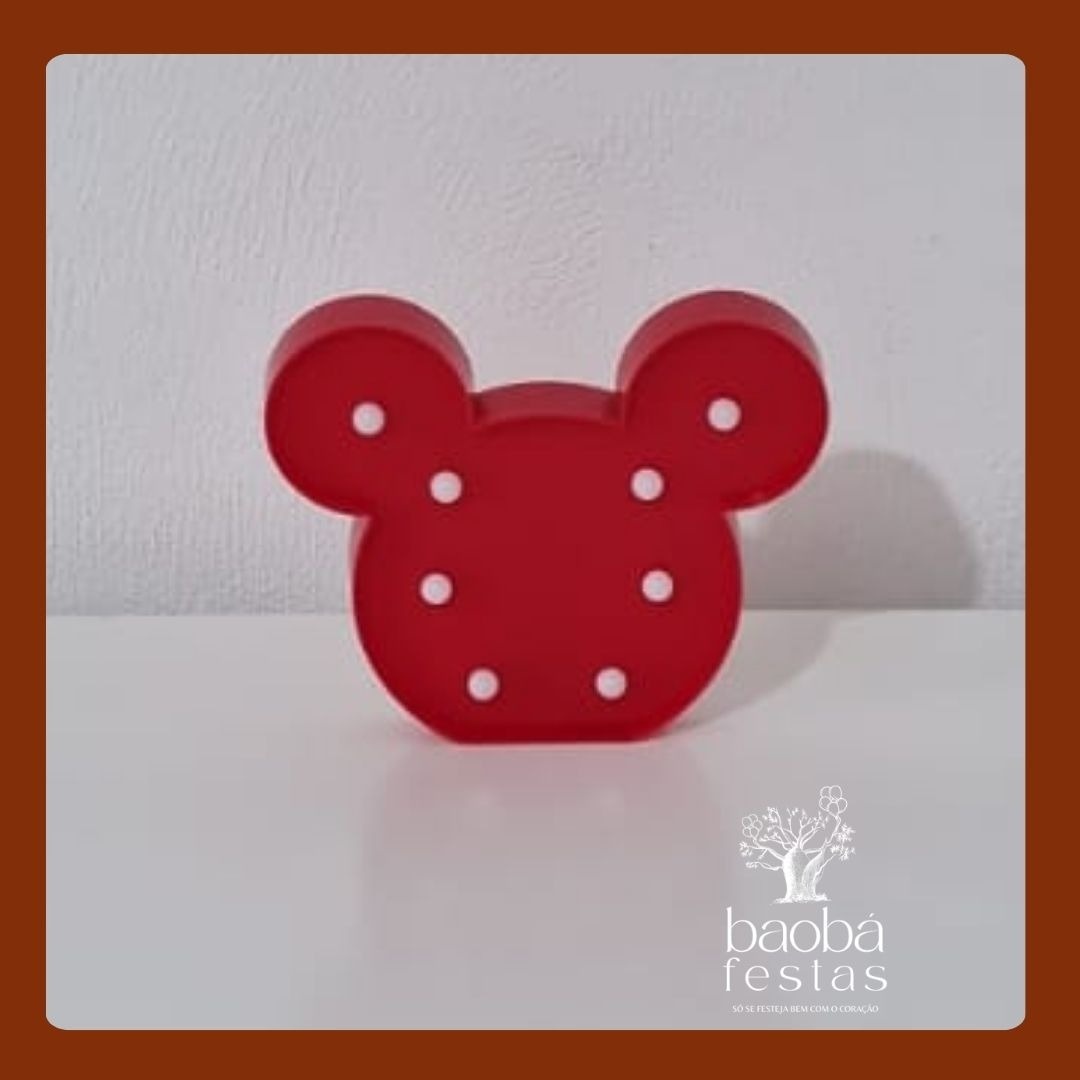 Itens Decorativos - Minnie Vermelha - Baobafestas