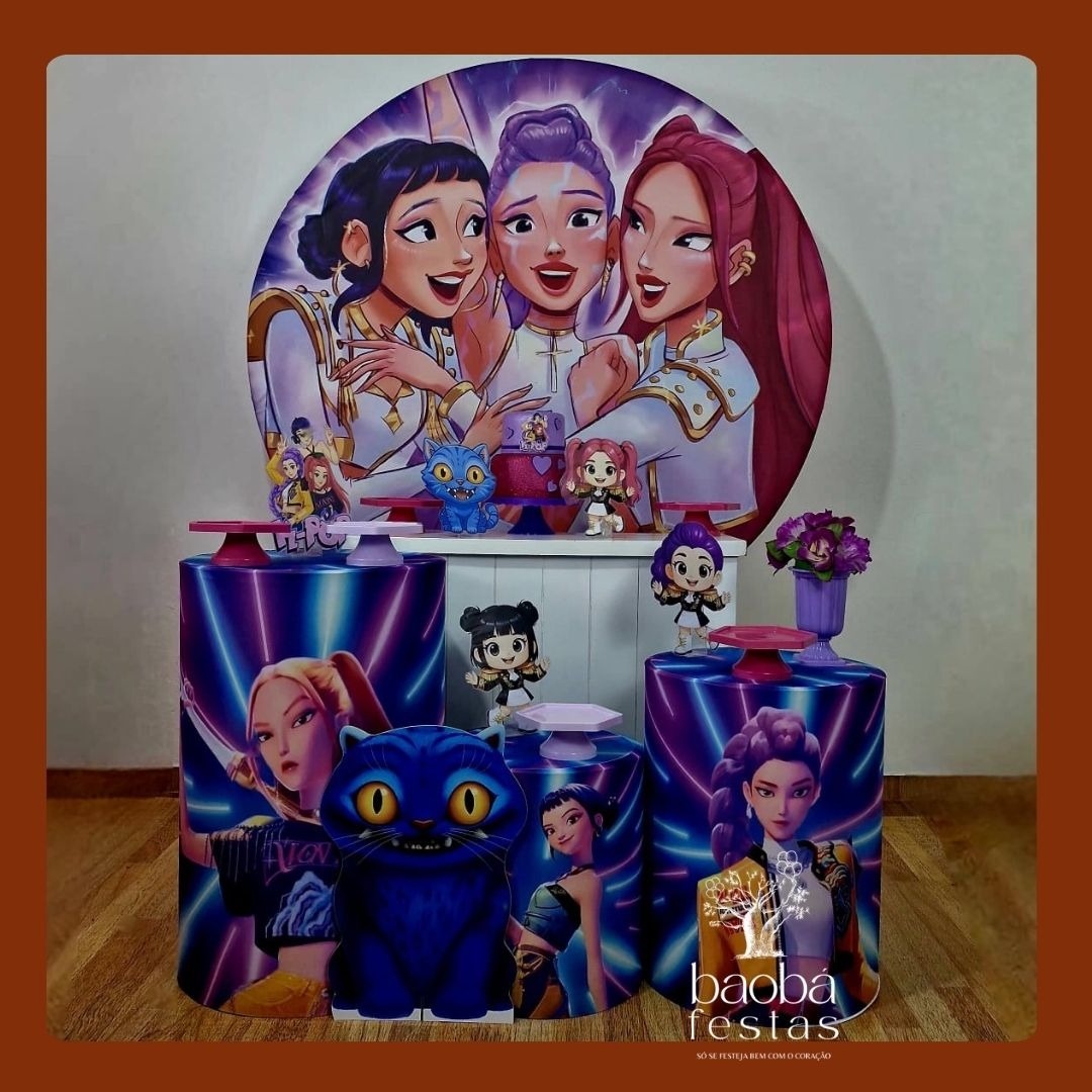 Guerreiras K-Pop (177) - Kit Diamante (+Totem) - Baobafestas