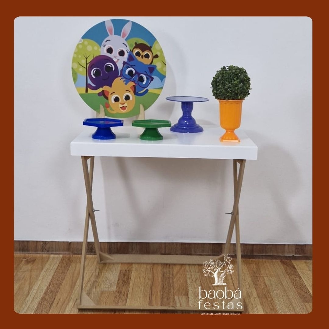Mini Cenário -  Bolo Fofos Tradicional - Baobafestas