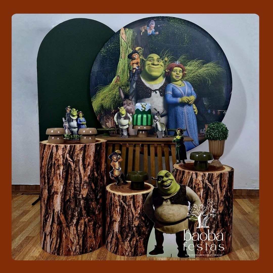 Shrek - Kit Luxo (+ Totem de Chão) - Baobafestas