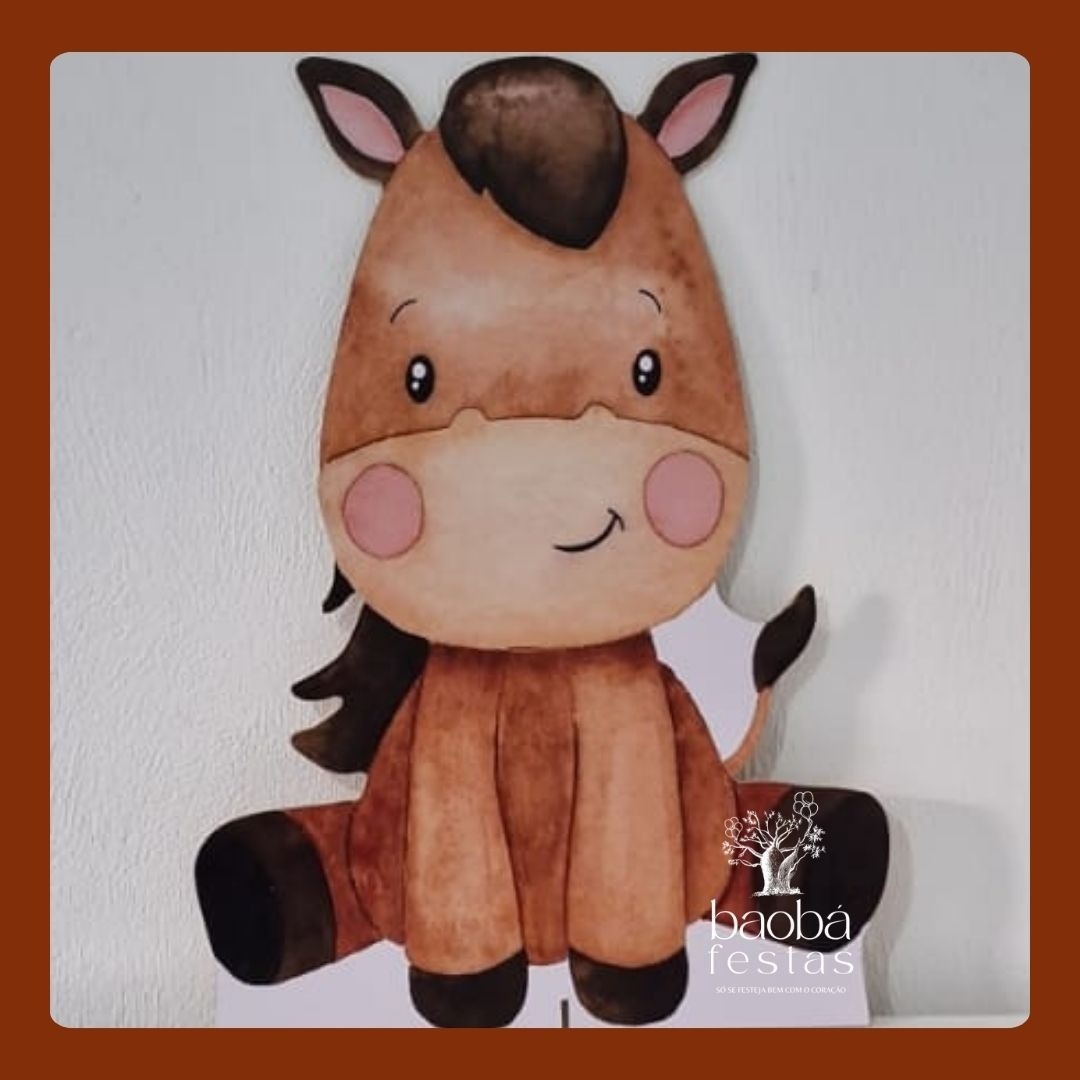 Fazendinha Cavalinho - Totem de Chão - Baobafestas