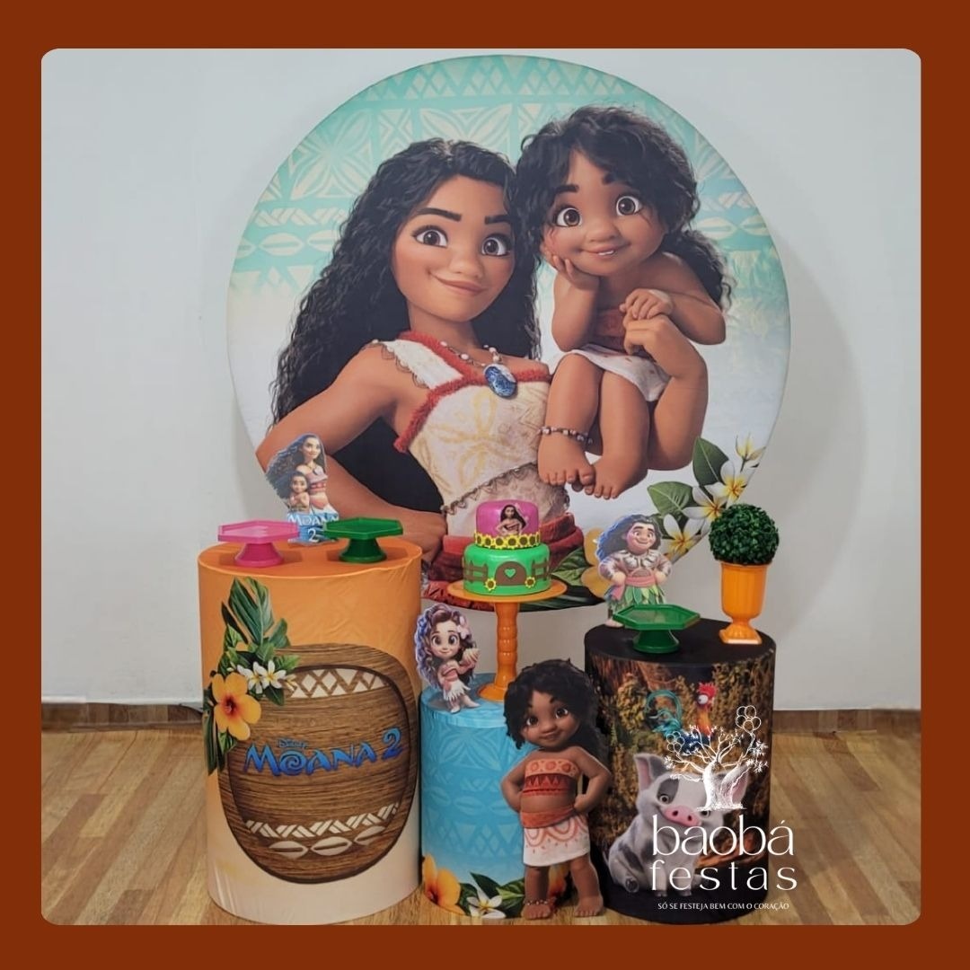 Moana 2 - Kit Ouro  - Baobafestas