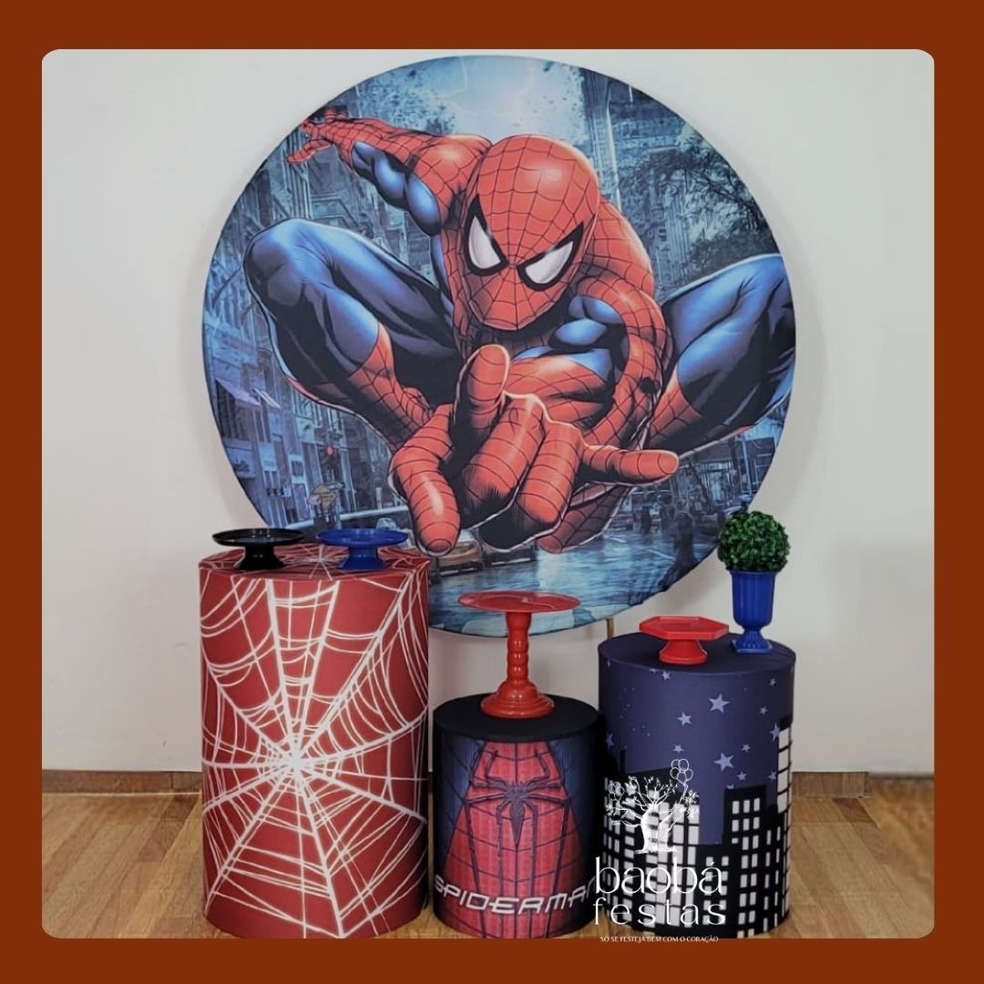 Kit Prata - Homem Aranha - Baobafestas