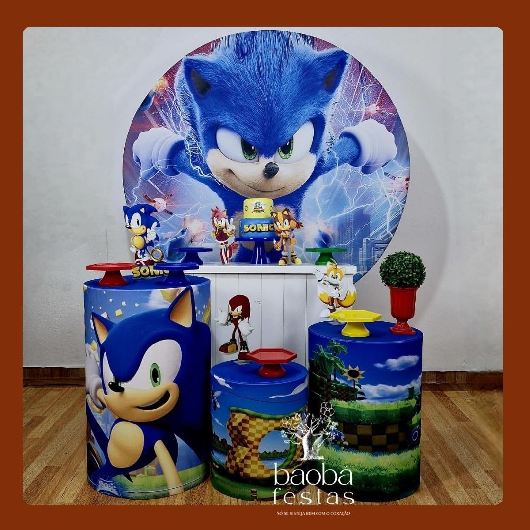 Sonic - Kit Diamante - Baobafestas