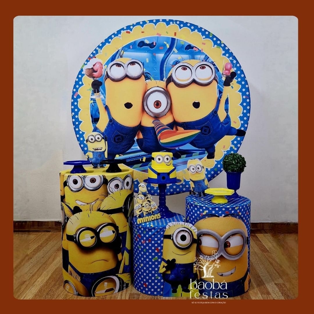 Minions (135) - Kit Ouro (+Totem) - Baobafestas