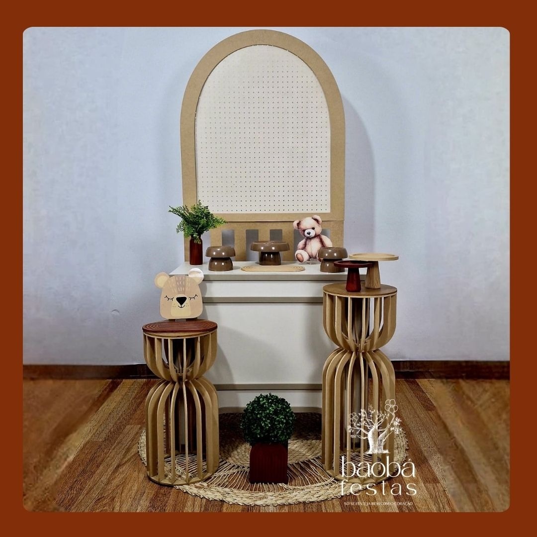 Bosque Boho - Composição 3 (Valor Promocional)   - Baobafestas