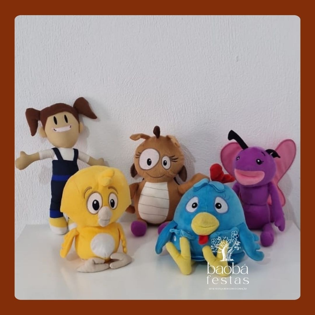 Pelúcias - Combo Turma Galinha Pintadinha - Baobafestas