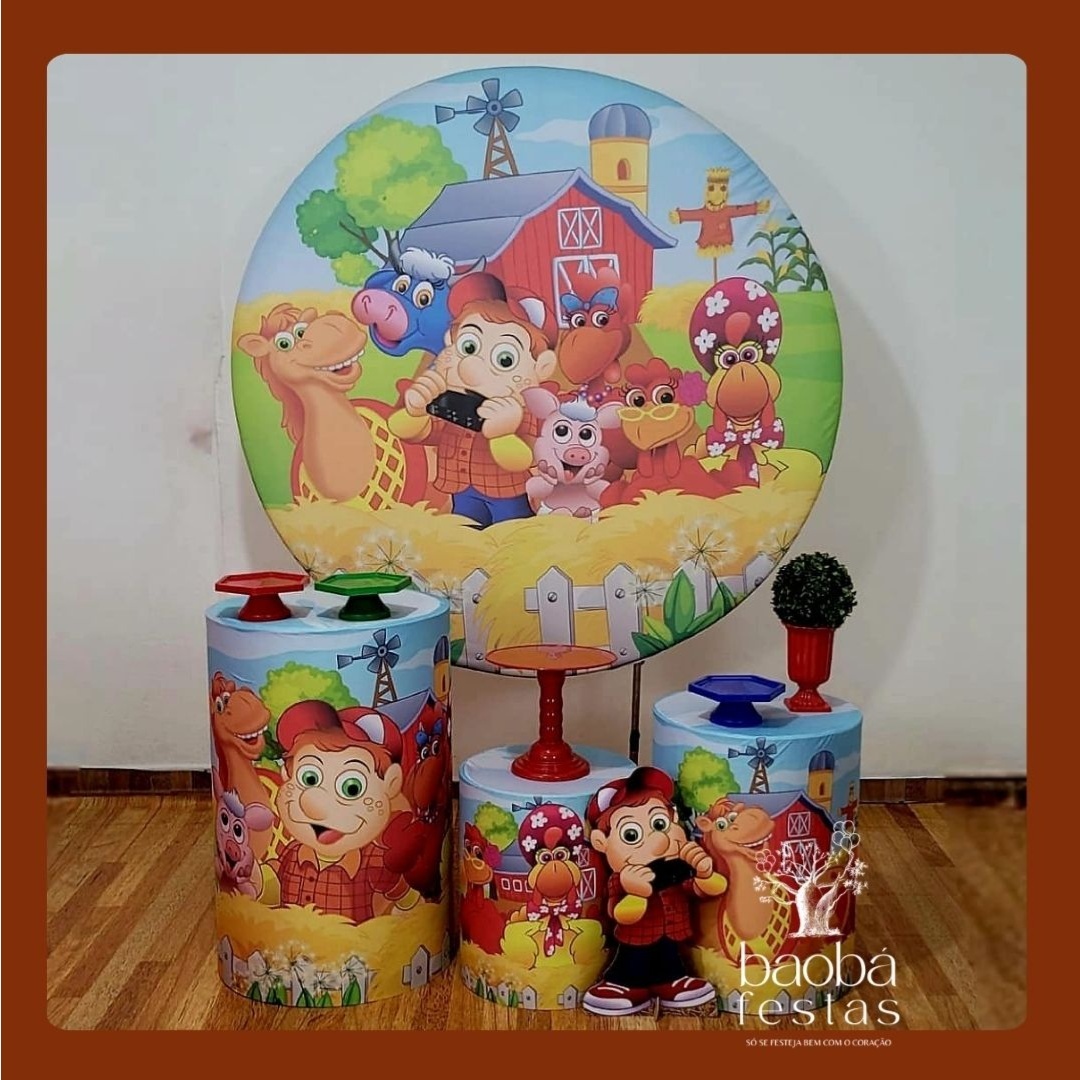 Cocoricó (141) - Kit Prata (+ 1 Totem)  - Baobafestas