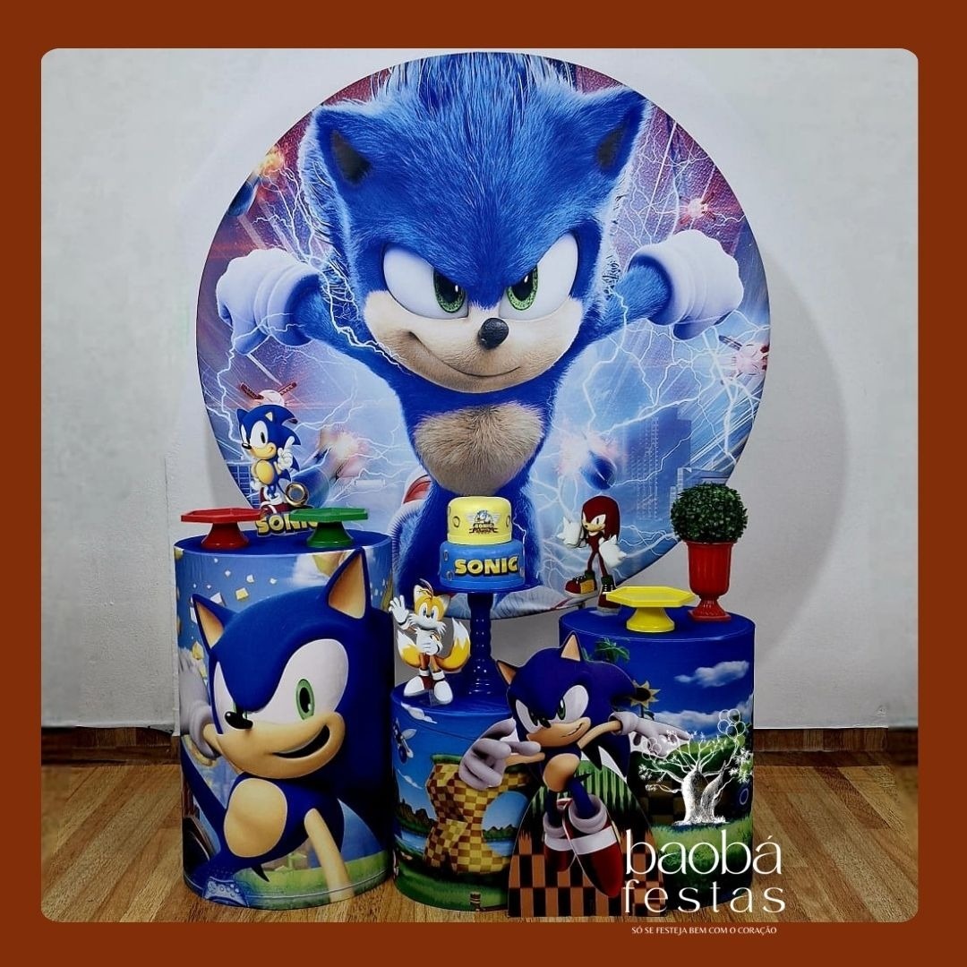 Sonic - Kit Ouro (+Totem) - Baobafestas