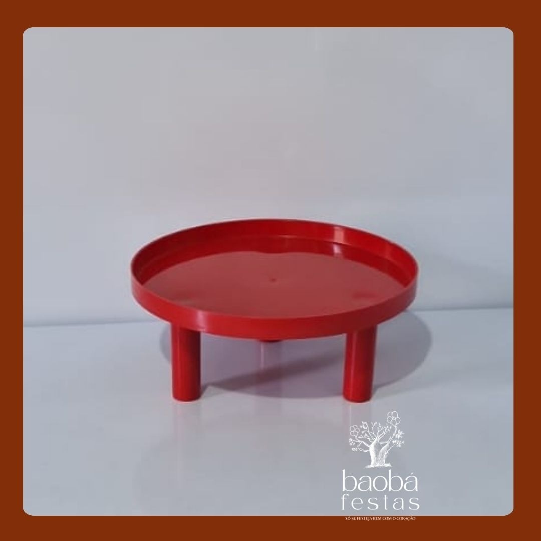 Bandeja Alta Vermelha - Baobafestas