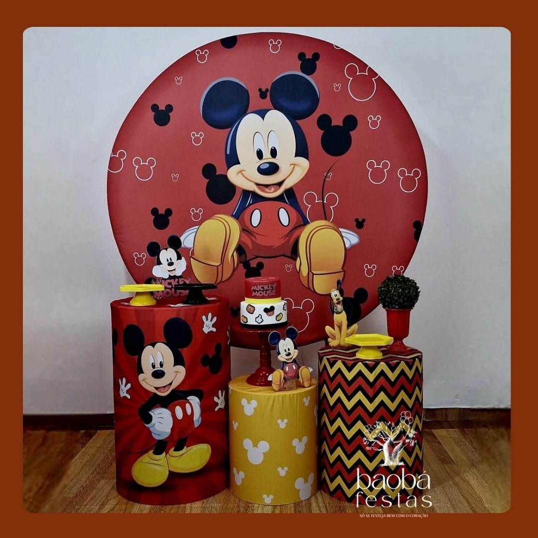Mickey Tradicional (57) - Kit Ouro - Baobafestas