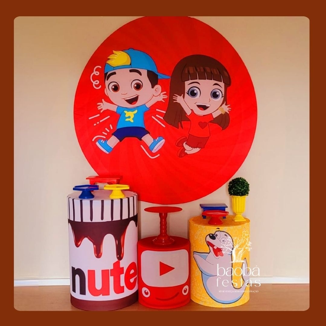 Kit Prata - Lucas Neto E Gi - Baobafestas